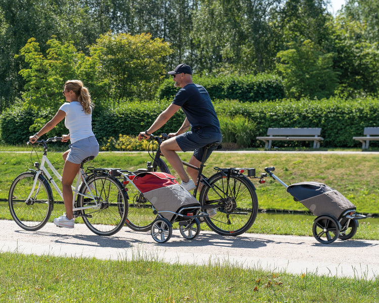 Shopper als Veloanhänger