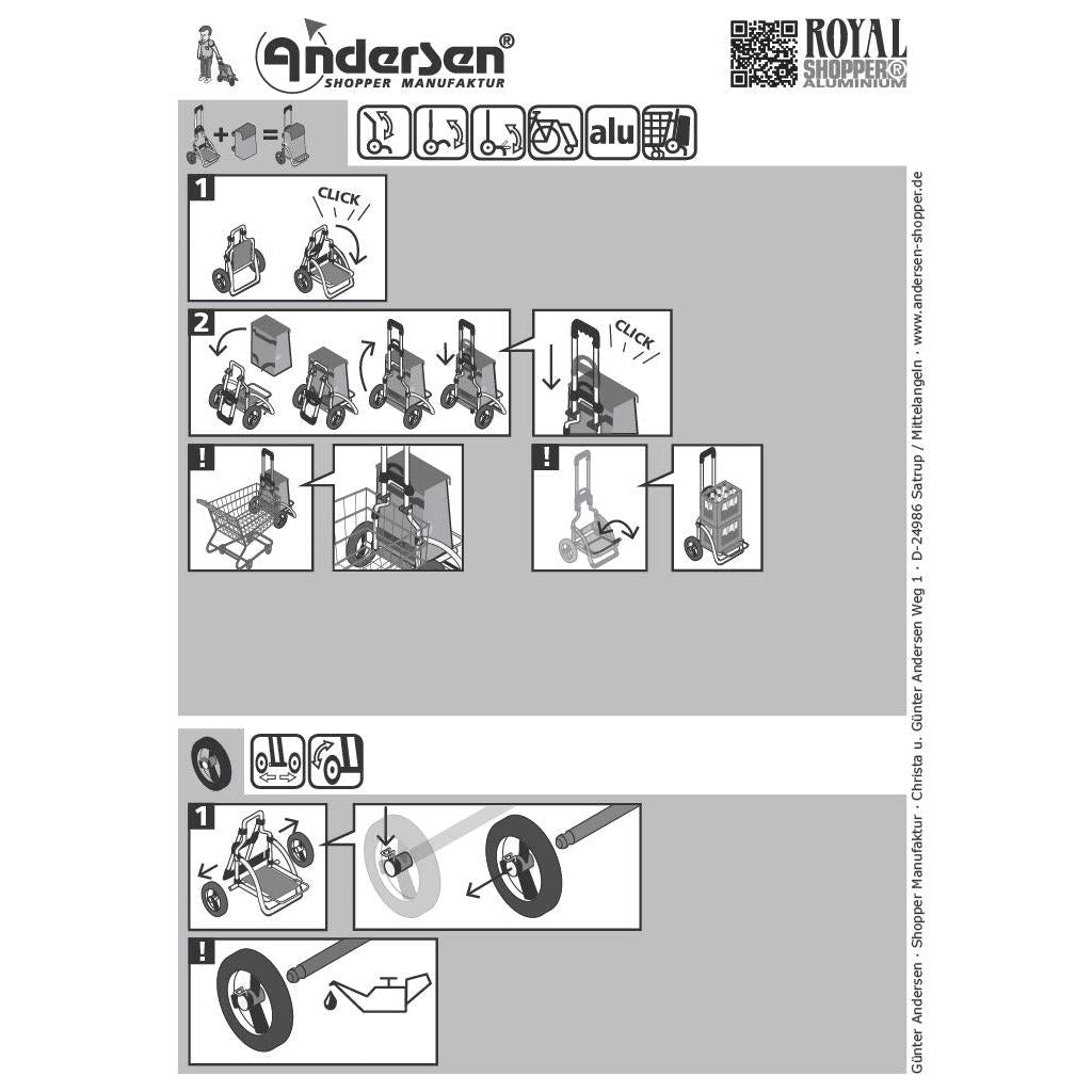 Royal Shopper (Kugellagerrad 25 cm) Ipek Ma - salbei