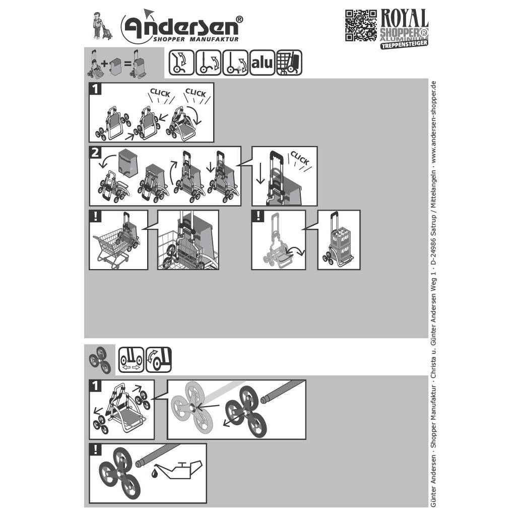 Treppensteiger Royal Shopper Senta 2.0 - schwarz