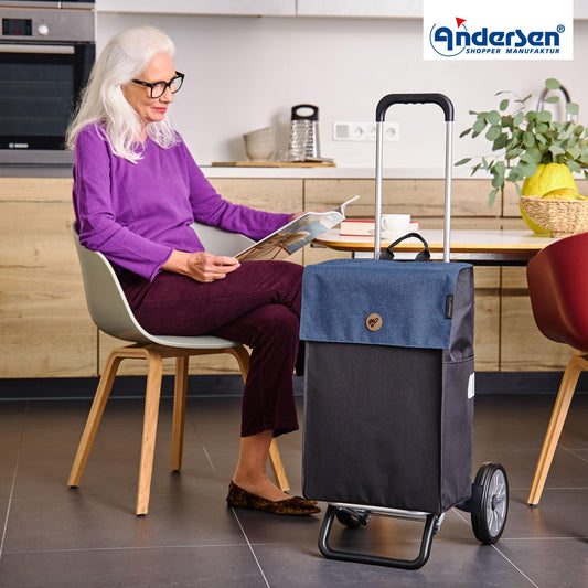 Andersen-Alu Star Shopper Hera - Blau-shopping-trolley.ch