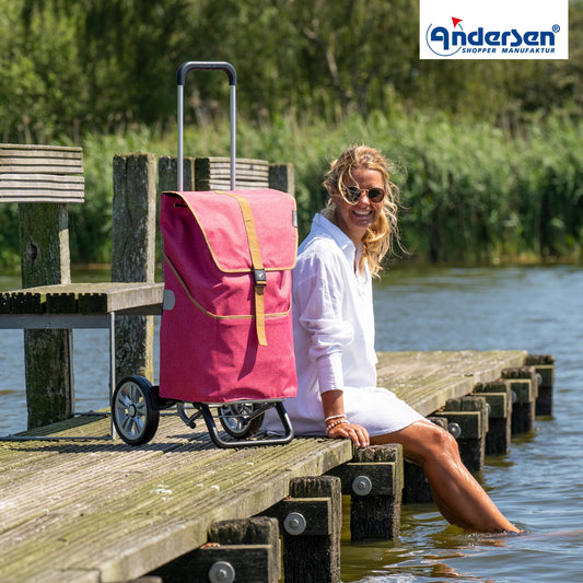 Andersen Shopper Manufaktur-Alu Star Shopper Auke rubin-www.shopping-trolley.ch-bild6
