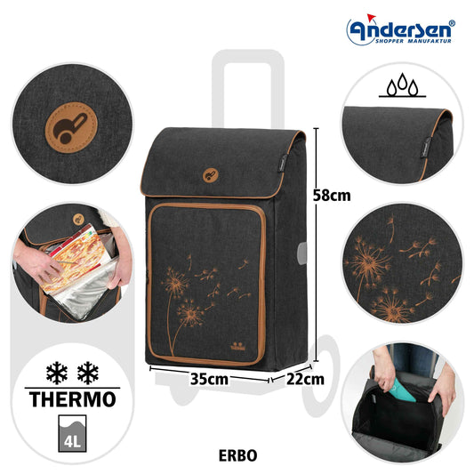 Tasche Erbo - schwarz