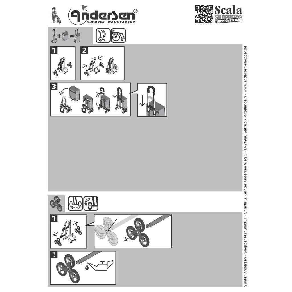 Fahrgestell Treppensteiger Scala Shopper