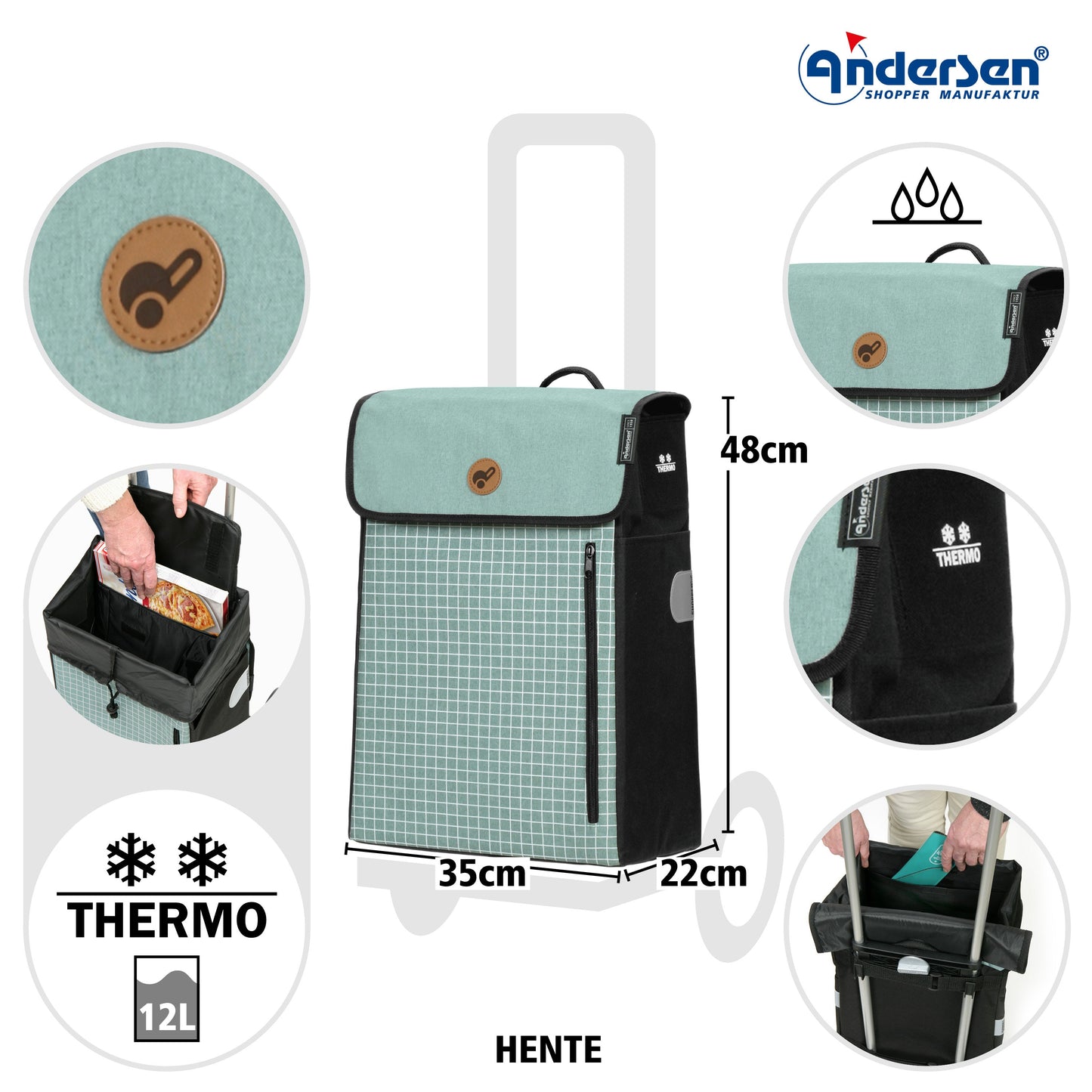 Andersen Shopper Manufaktur-Hente mint-www.shopping-trolley.ch-bild2