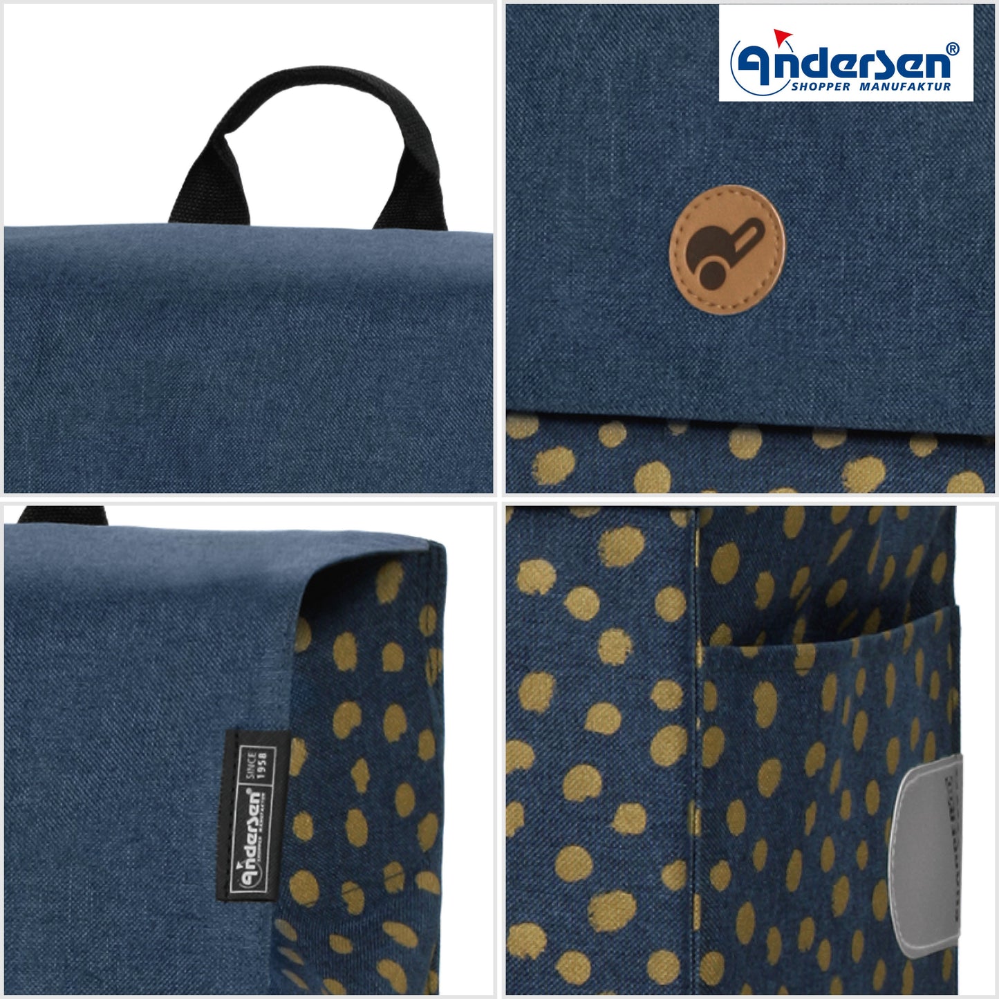 Andersen Shopper Manufaktur-Komfort Shopper Fita blau-www.shopping-trolley.ch-bild5