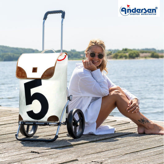 Andersen Shopper Manufaktur-Royal Shopper (Dreispeichenrad 25 cm) 360° Lee 5-www.shopping-trolley.ch-bild6