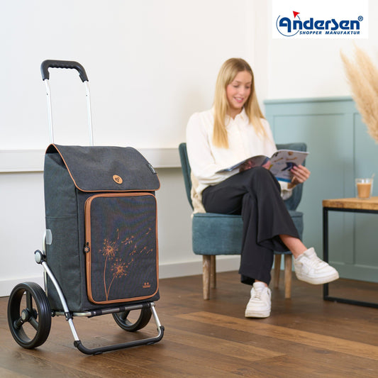 Andersen Shopper Manufaktur-Royal Shopper (Dreispeichenrad 25 cm) Erbo schwarz-www.shopping-trolley.ch-bild6