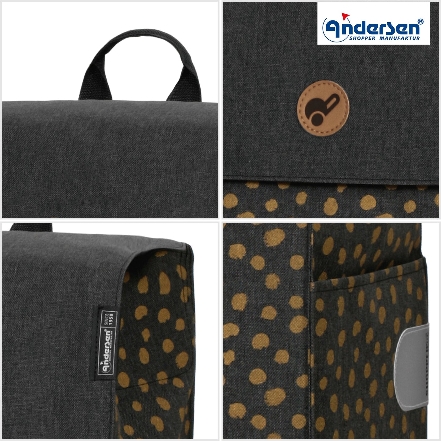 Andersen Shopper Manufaktur-Royal Shopper (Dreispeichenrad 25 cm) Fita schwarz-www.shopping-trolley.ch-bild5