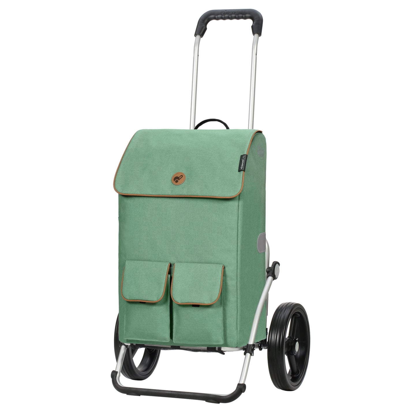 Andersen Shopper Manufaktur-Royal Shopper (Dreispeichenrad 25 cm) Ipek Mo salbei-www.shopping-trolley.ch-bild1