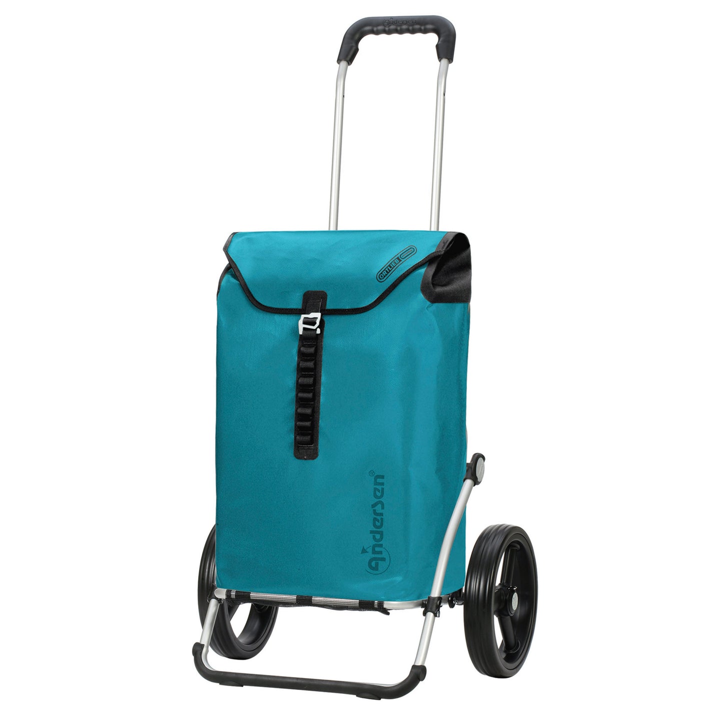 Andersen Shopper Manufaktur-Royal Shopper (Dreispeichenrad 25 cm) Ortlieb petrol-www.shopping-trolley.ch-bild1