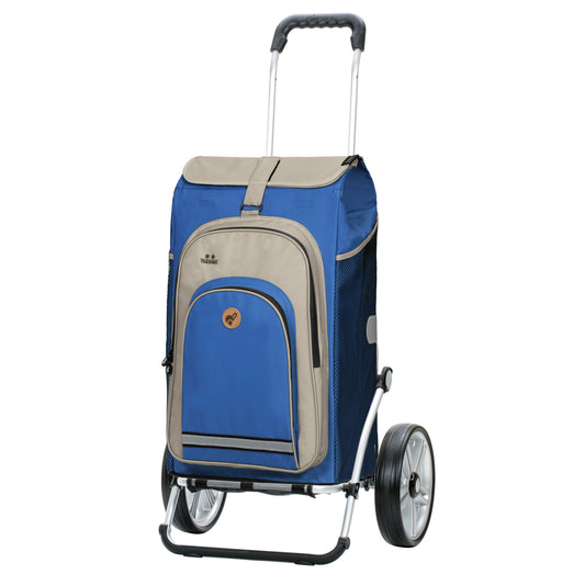 Andersen Shopper Manufaktur-Royal Shopper (Kugellagerrad 25 cm) Hydro 2.1 blau-www.shopping-trolley.ch-bild1