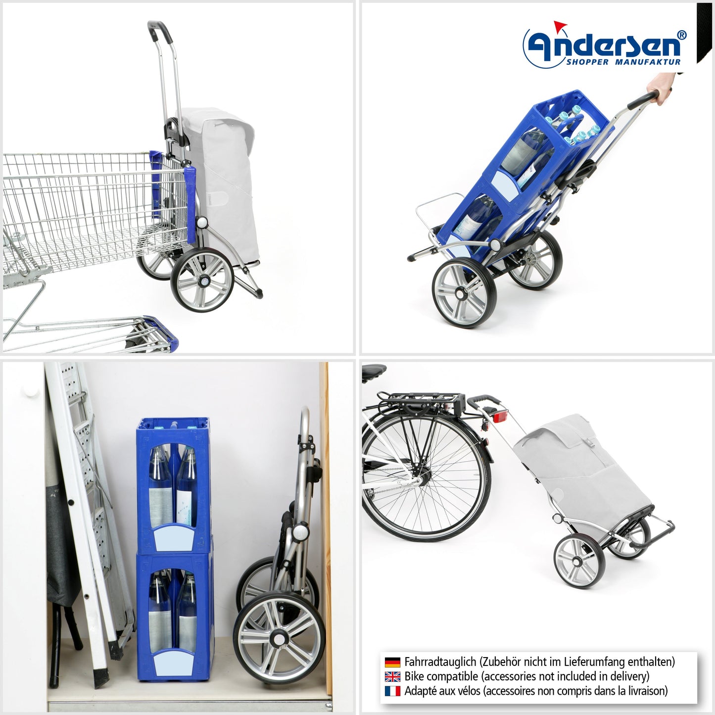 Andersen Shopper Manufaktur-Royal Shopper (Kugellagerrad 25 cm) Hydro 2.1 blau-www.shopping-trolley.ch-bild4