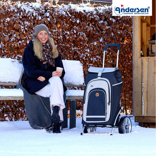 Andersen Shopper Manufaktur-Royal Shopper (Kugellagerrad 25 cm) Hydro 2.1 schwarz-www.shopping-trolley.ch-bild6