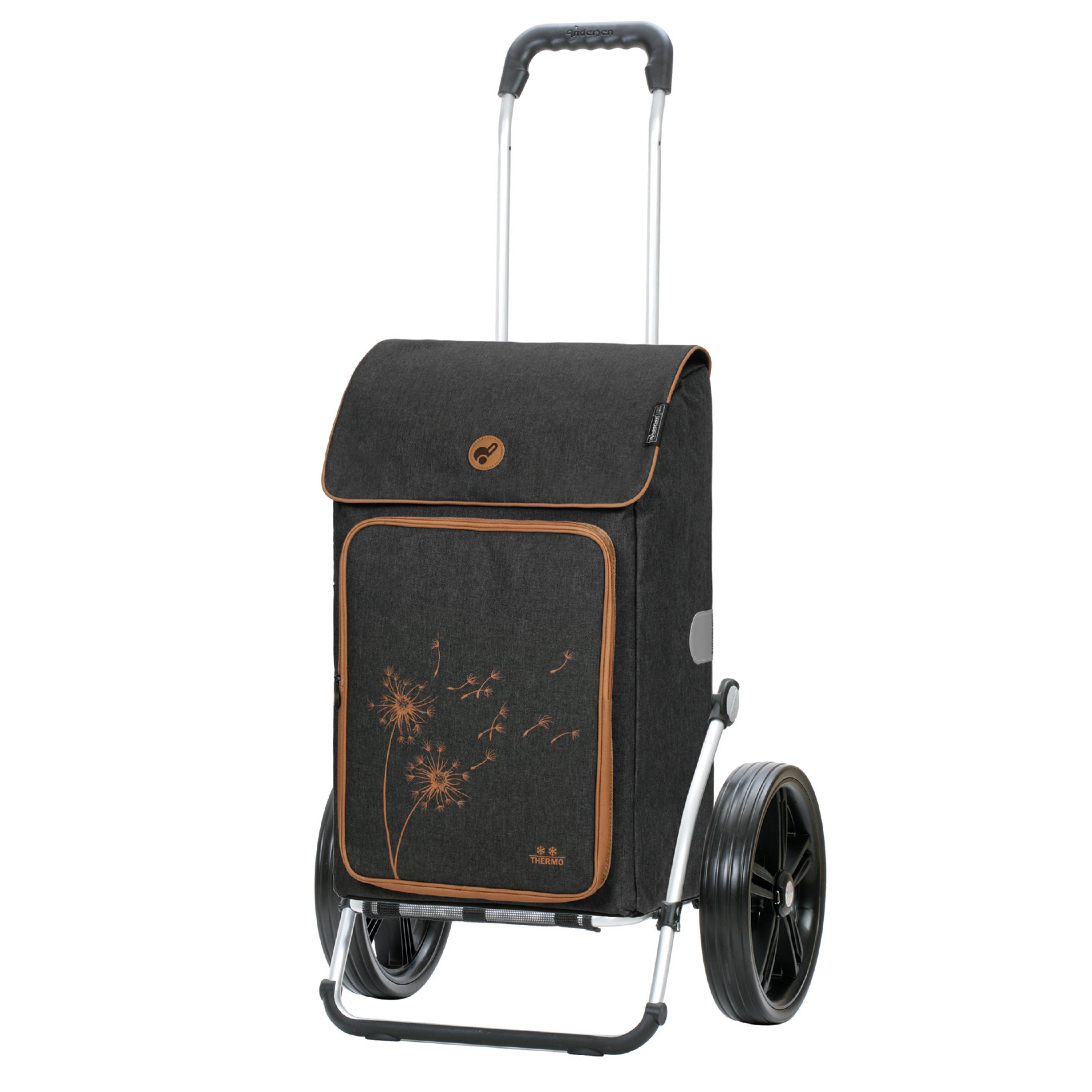 Andersen Shopper Manufaktur-Royal Shopper (Kugellagerrad 29 cm) Erbo schwarz-www.shopping-trolley.ch-bild1