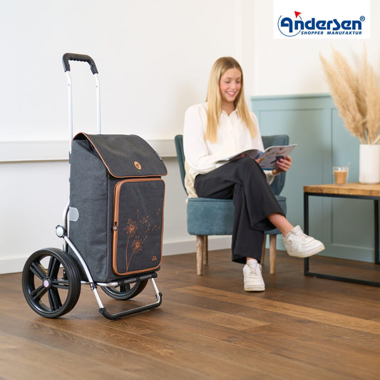 Andersen Shopper Manufaktur-Royal Shopper (Kugellagerrad 29 cm) Erbo schwarz-www.shopping-trolley.ch-bild6