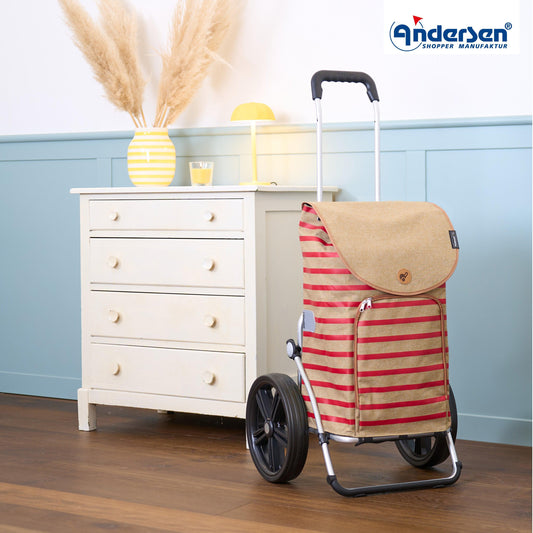 Andersen Shopper Manufaktur-Royal Shopper (Kugellagerrad 29 cm) Eske rot-www.shopping-trolley.ch-bild6
