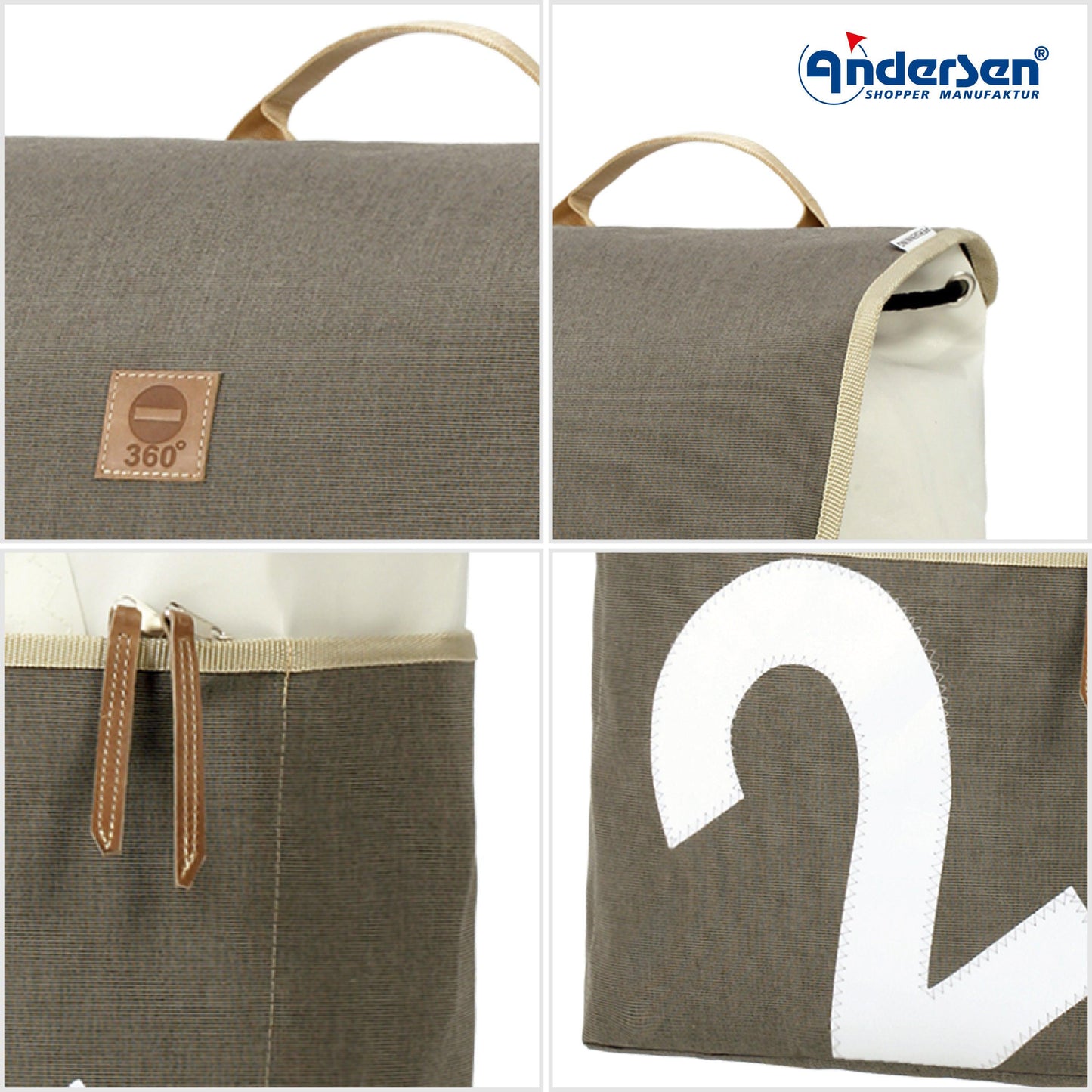 Andersen Shopper Manufaktur-Royal Shopper (Luft-Kugellagerrad 25 cm) 360° Mole 2-www.shopping-trolley.ch-bild5