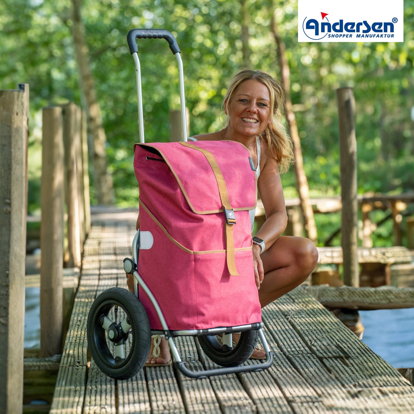 Andersen Shopper Manufaktur-Royal Shopper (Luft-Kugellagerrad 29 cm) Auke rubin-www.shopping-trolley.ch-bild6