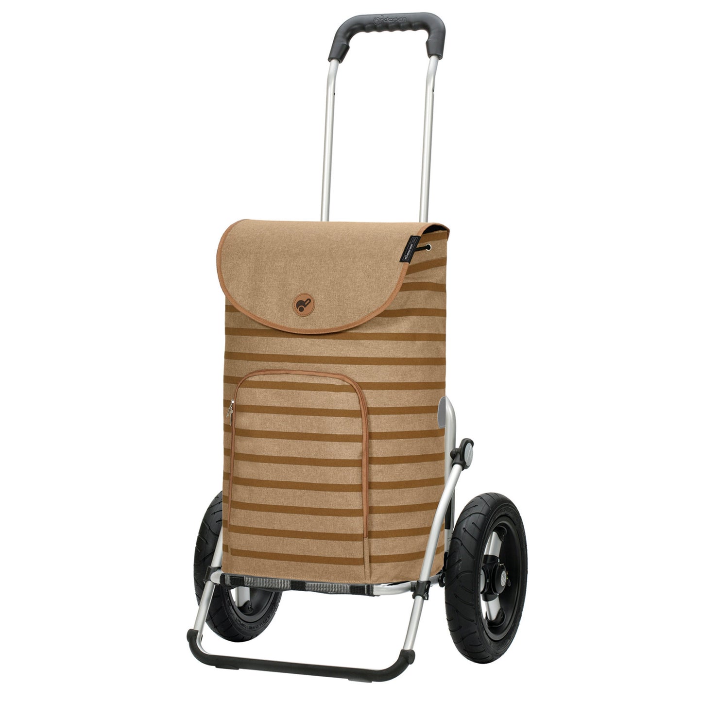 Andersen Shopper Manufaktur-Royal Shopper (Luft-Kugellagerrad 29 cm) Eske braun-www.shopping-trolley.ch-bild1