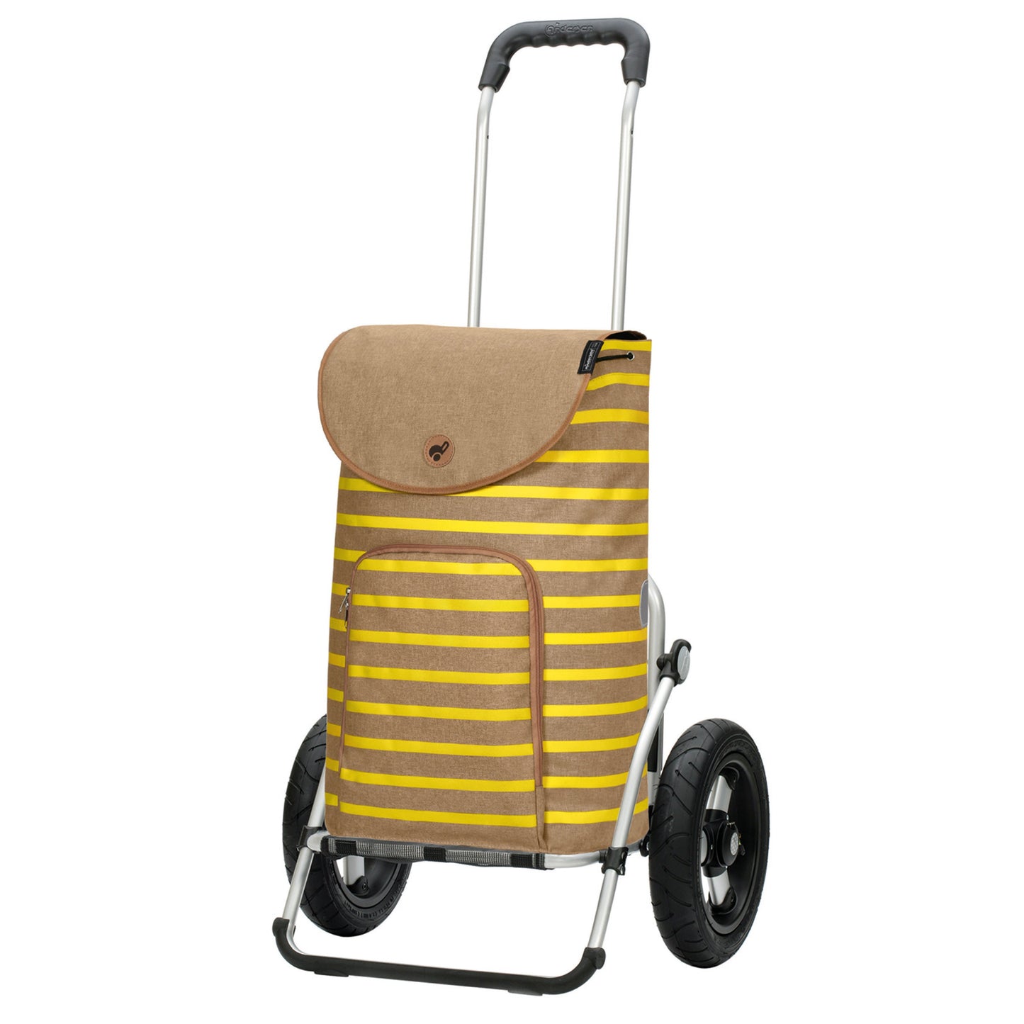 Andersen Shopper Manufaktur-Royal Shopper (Luft-Kugellagerrad 29 cm) Eske gelb-www.shopping-trolley.ch-bild1