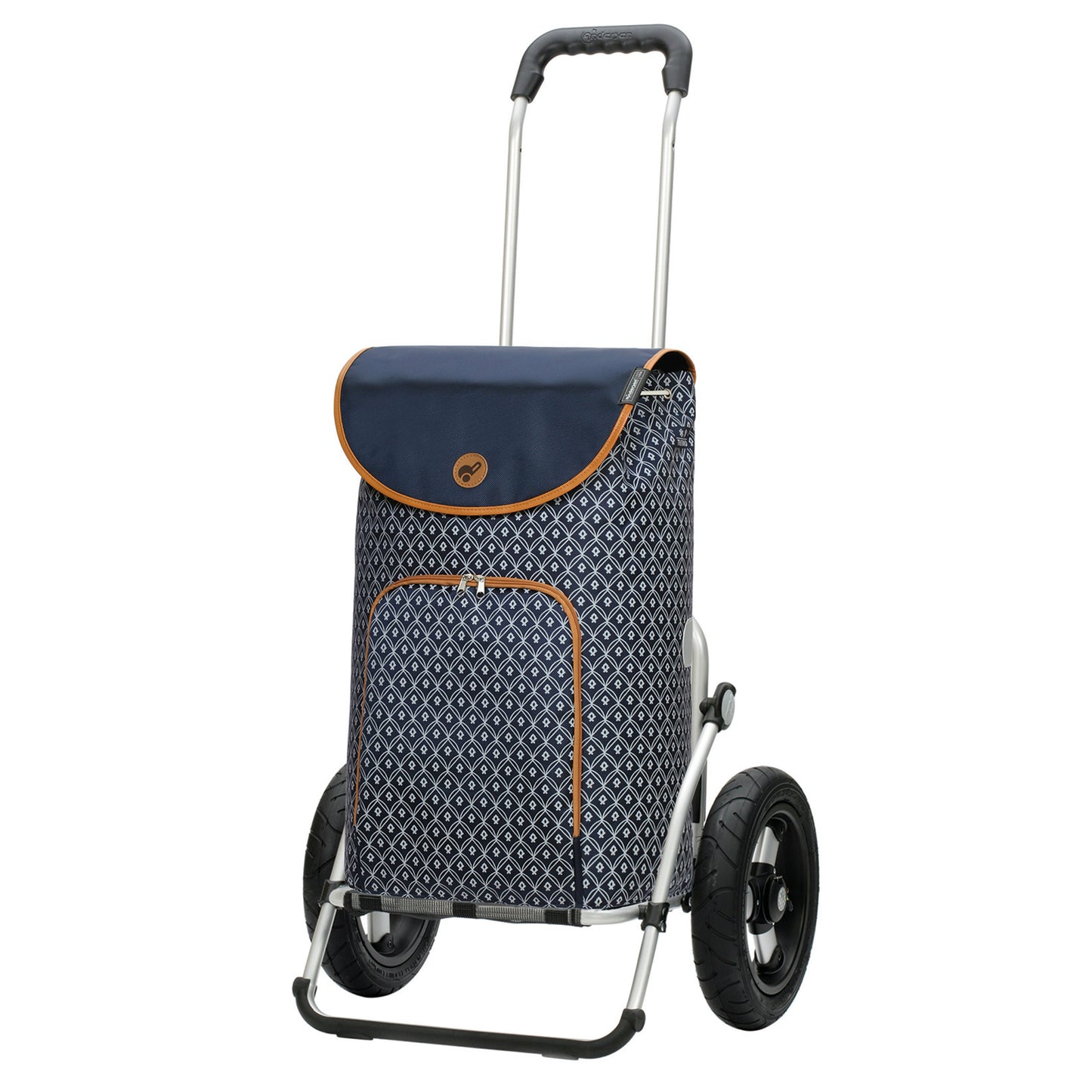 Andersen Shopper Manufaktur-Royal Shopper (Luft-Kugellagerrad 29 cm) Famke blau-www.shopping-trolley.ch-bild1