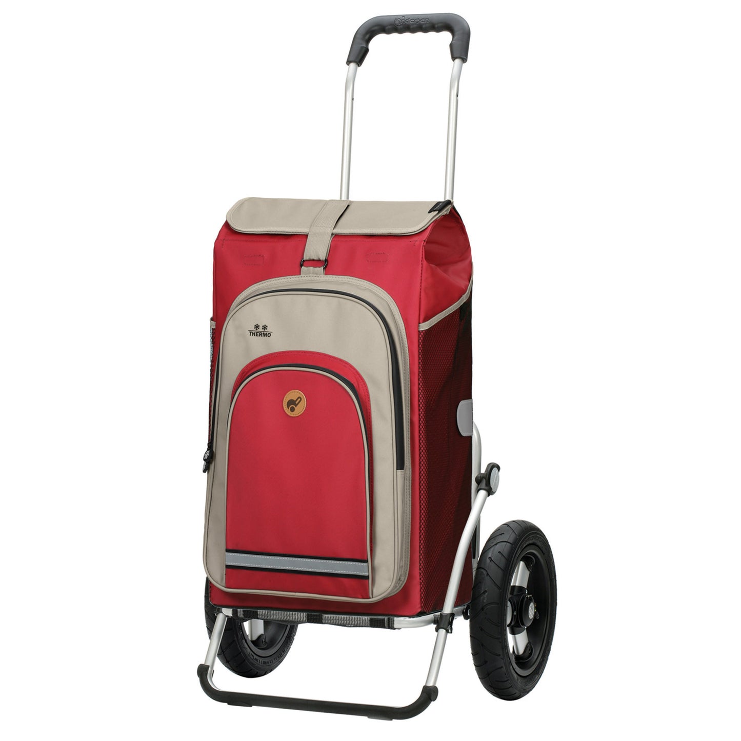 Andersen Shopper Manufaktur-Royal Shopper (Luft-Kugellagerrad 29 cm) Hydro 2.1 rot-www.shopping-trolley.ch-bild1