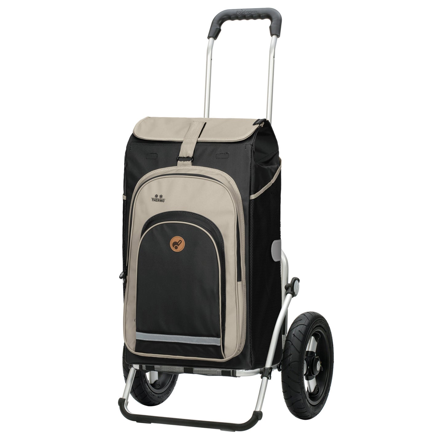 Andersen Shopper Manufaktur-Royal Shopper (Luft-Kugellagerrad 29 cm) Hydro 2.1 schwarz-www.shopping-trolley.ch-bild1