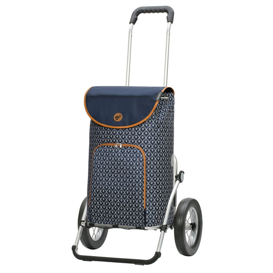 Andersen Shopper Manufaktur-Royal Shopper (Metallspeichenrad 25 cm) Famke blau-www.shopping-trolley.ch-bild1