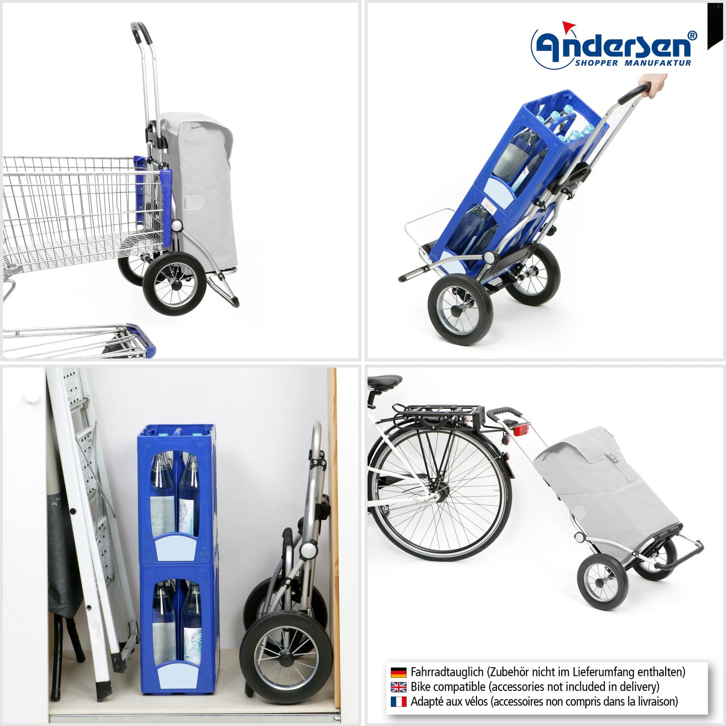 Andersen Shopper Manufaktur-Royal Shopper (Metallspeichenrad 25 cm) Famke blau-www.shopping-trolley.ch-bild4