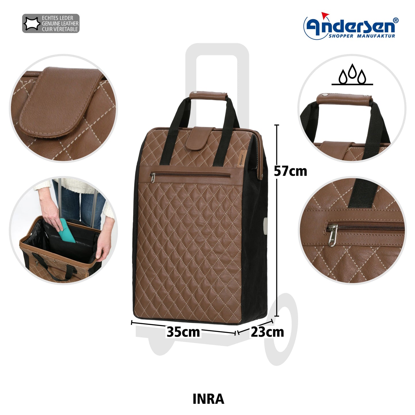 Royal Shopper (Metallspeichenrad 25 cm) Inra braun