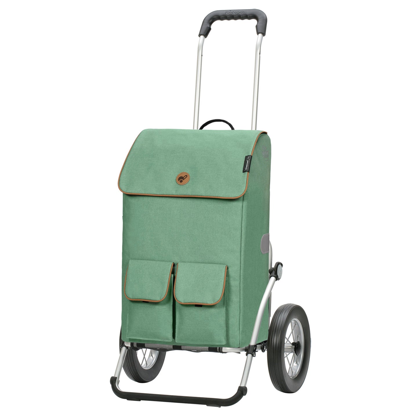 Andersen Shopper Manufaktur-Royal Shopper (Metallspeichenrad 25 cm) Ipek Mo salbei-www.shopping-trolley.ch-bild1