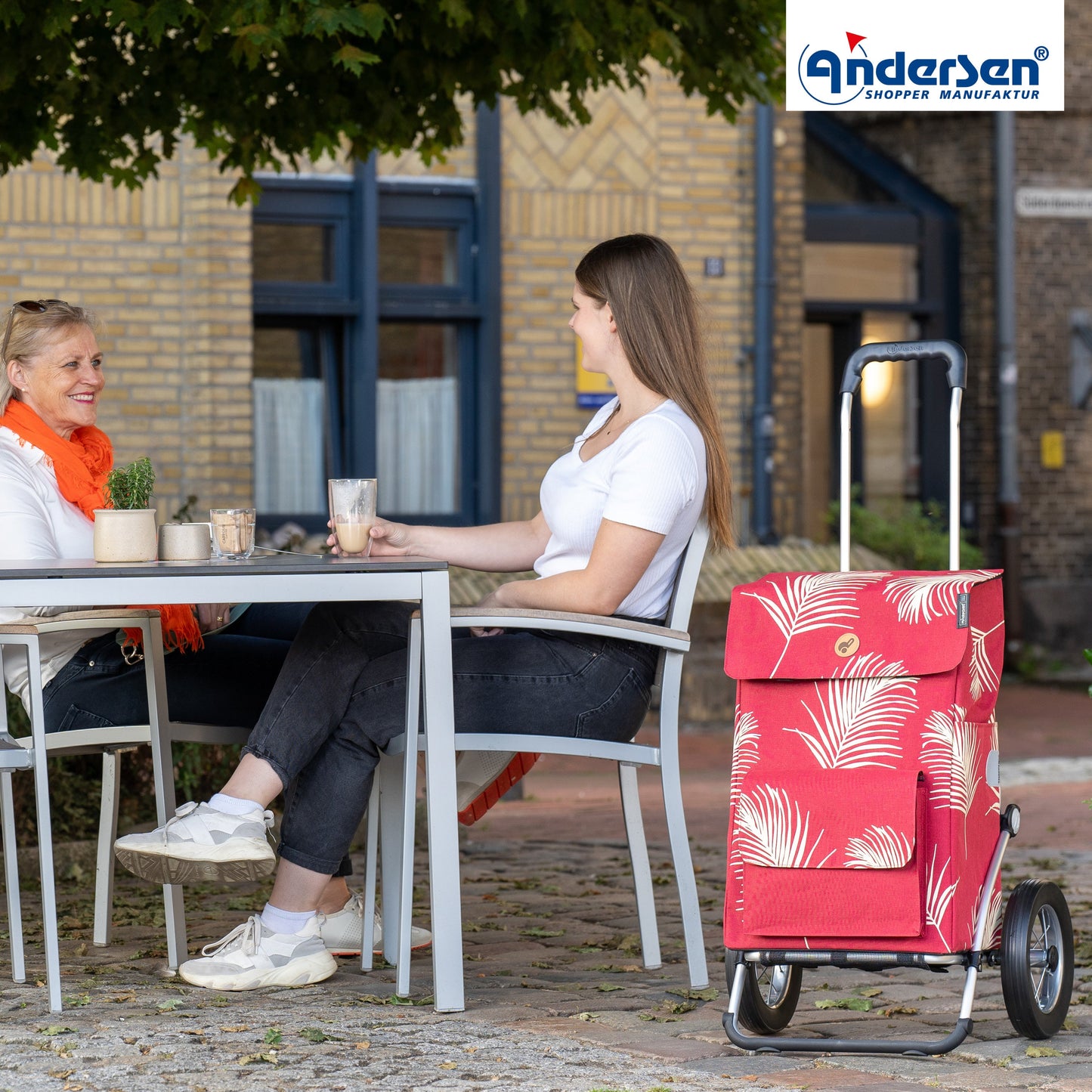 Andersen Shopper Manufaktur-Royal Shopper (Metallspeichenrad 25 cm) Signe rot-www.shopping-trolley.ch-bild6