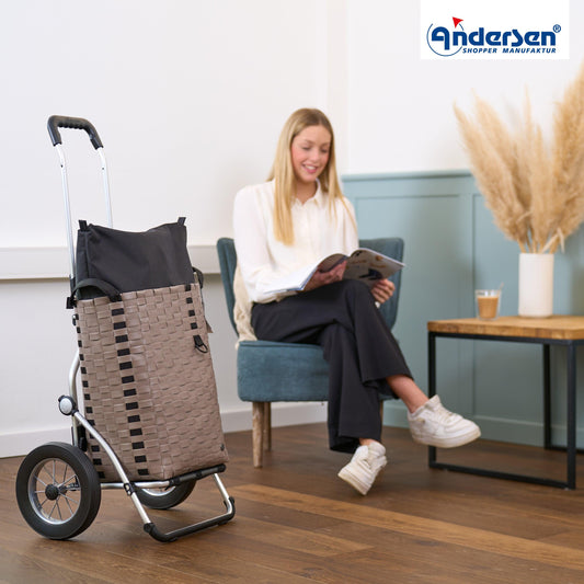 Andersen Shopper Manufaktur-Royal Shopper (Metallspeichenrad 25 cm) Silja liver-www.shopping-trolley.ch-bild6