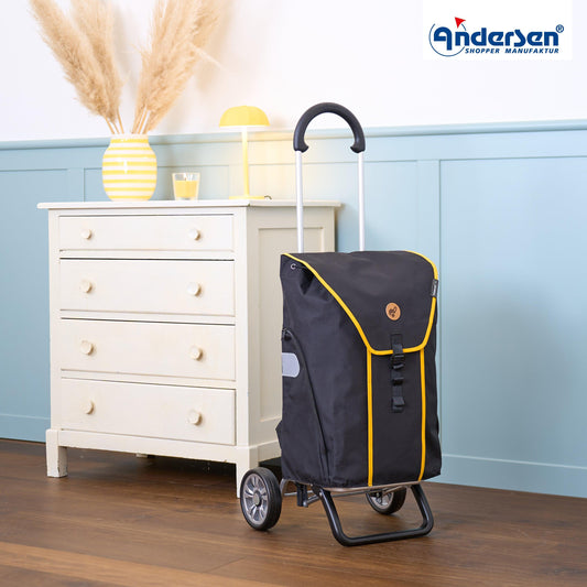 Andersen Shopper Manufaktur-Scala Shopper Plus Bahne gelb-www.shopping-trolley.ch-bild6