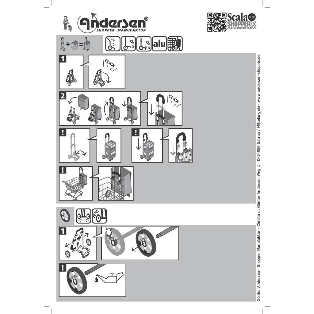 Andersen Shopper Manufaktur-Scala Shopper Plus Sofia anthrazit-www.shopping-trolley.ch-bild9