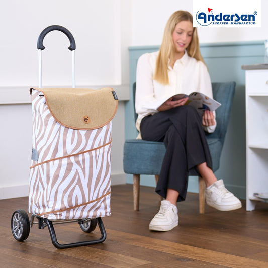 Andersen Shopper Manufaktur-Scala Shopper Plus Tyra zebra-www.shopping-trolley.ch-bild6