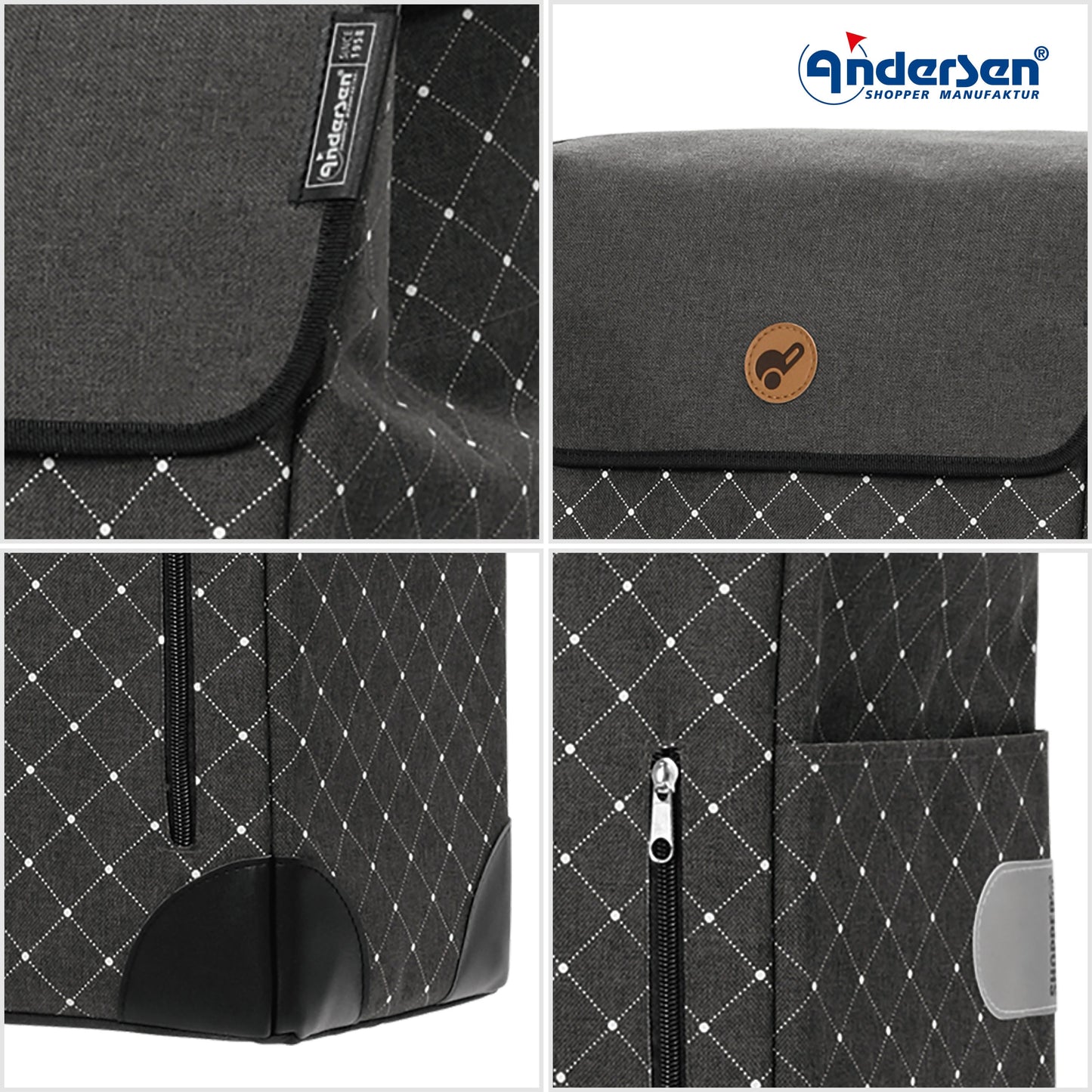 Andersen Shopper Manufaktur-Sofia anthrazit-www.shopping-trolley.ch-bild3