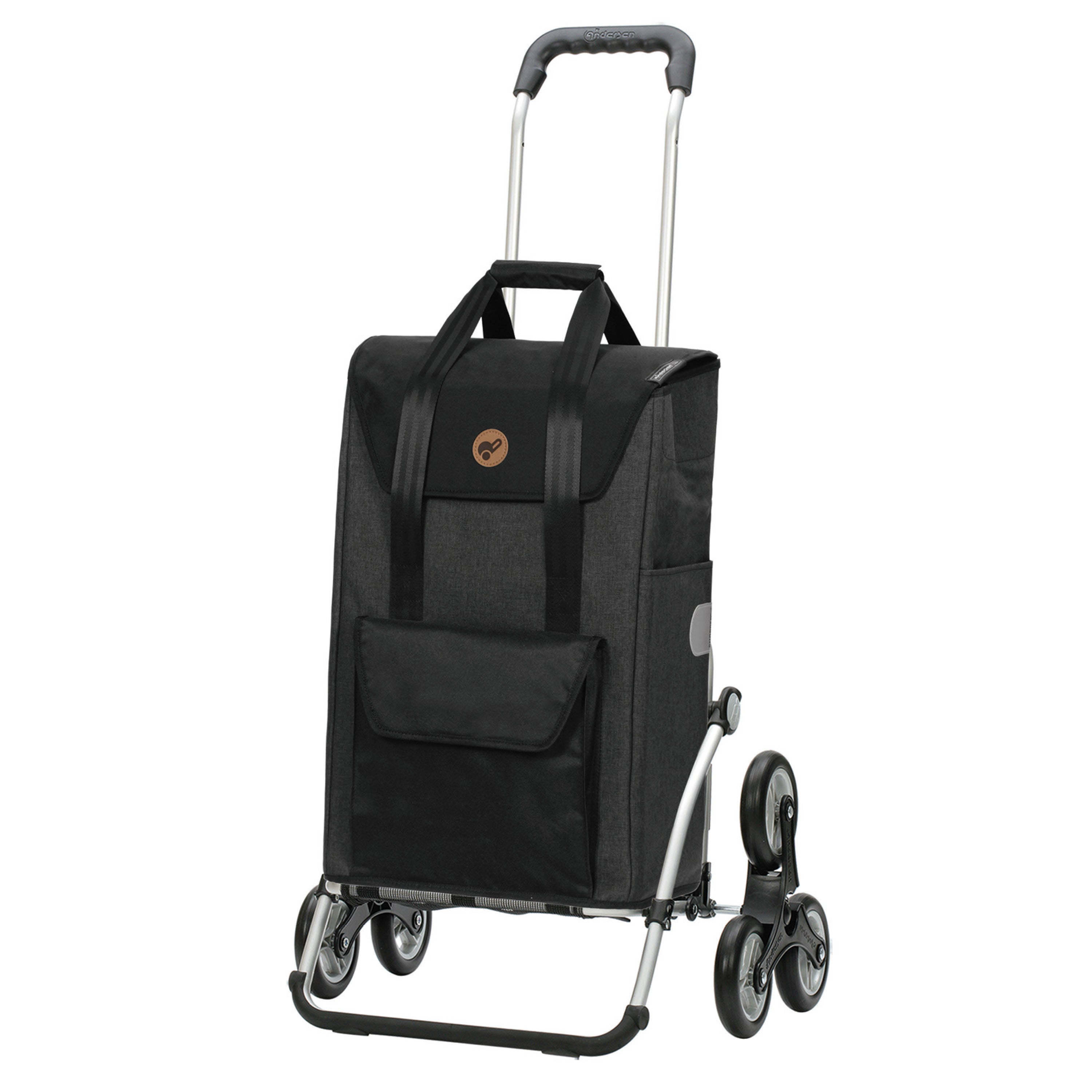 Andersen Shopper Manufaktur-Treppensteiger Royal Shopper Senta 2.0 schwarz-www.shopping-trolley.ch-bild1