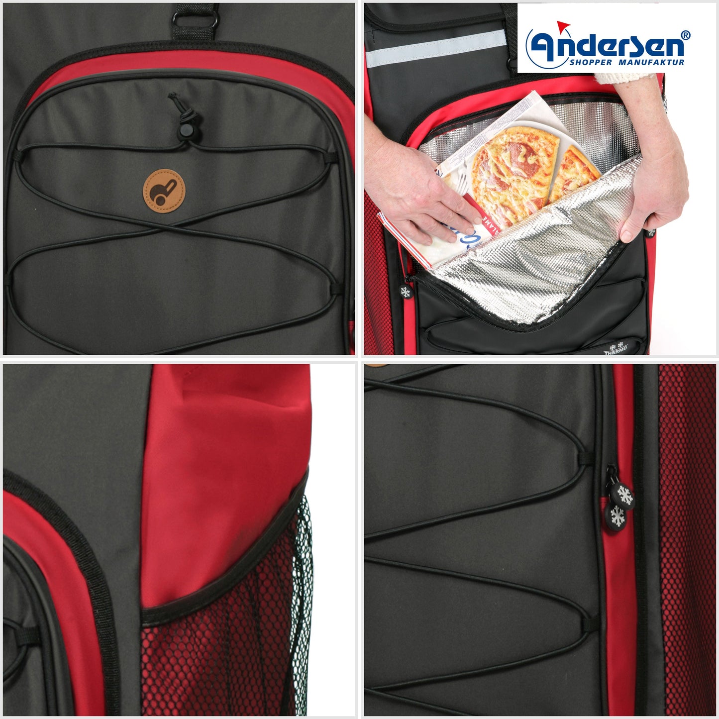 Andersen Shopper Manufaktur-Tura Shopper (Kugellagerrad 29 cm) Fado 2.1 rot-www.shopping-trolley.ch-bild6