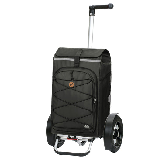 Andersen Shopper Manufaktur-Tura Shopper (Luft-Kugellagerrad 29 cm) Fado 2.1 schwarz-www.shopping-trolley.ch-bild1
