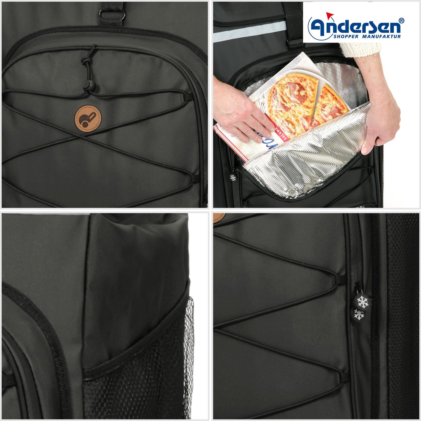 Andersen Shopper Manufaktur-Tura Shopper (Luft-Kugellagerrad 29 cm) Fado 2.1 schwarz-www.shopping-trolley.ch-bild6