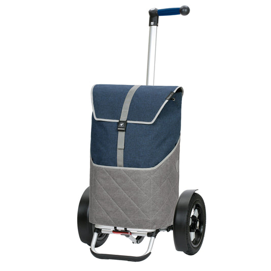 Andersen Shopper Manufaktur-Tura Shopper (Luft-Kugellagerrad 29 cm) Lasse blau-www.shopping-trolley.ch-bild1