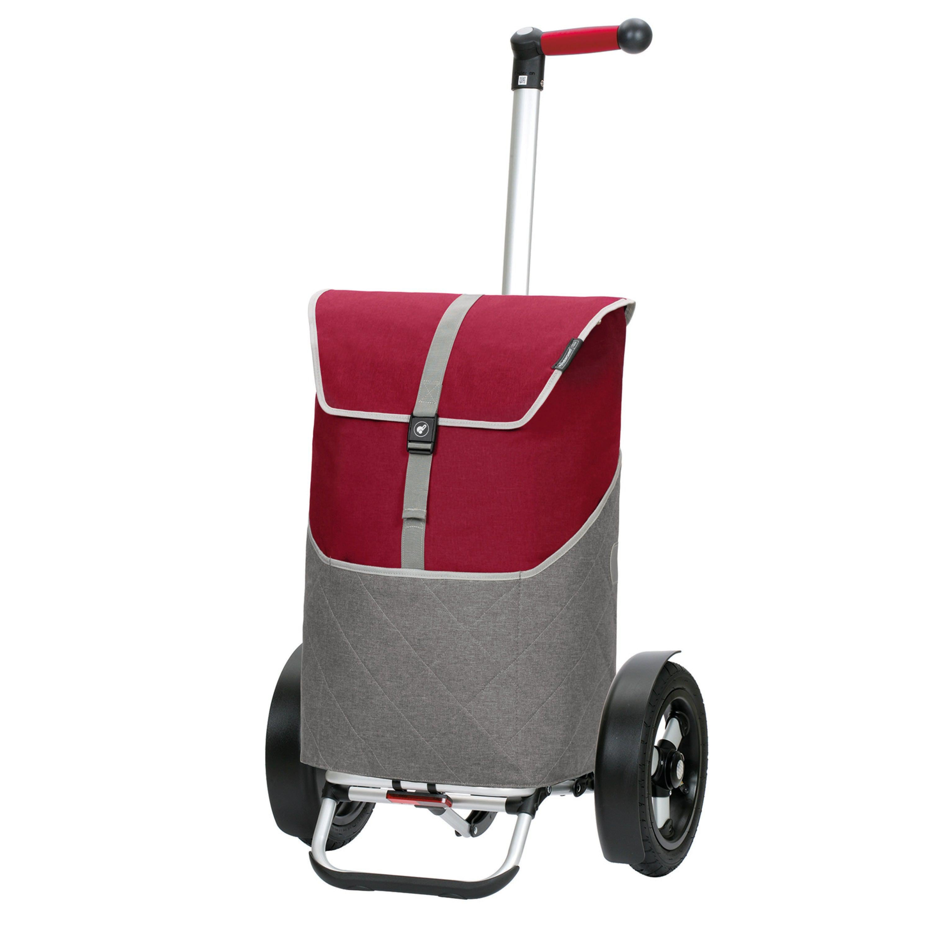 Andersen Shopper Manufaktur-Tura Shopper (Luft-Kugellagerrad 29 cm) Lasse rot-www.shopping-trolley.ch-bild1