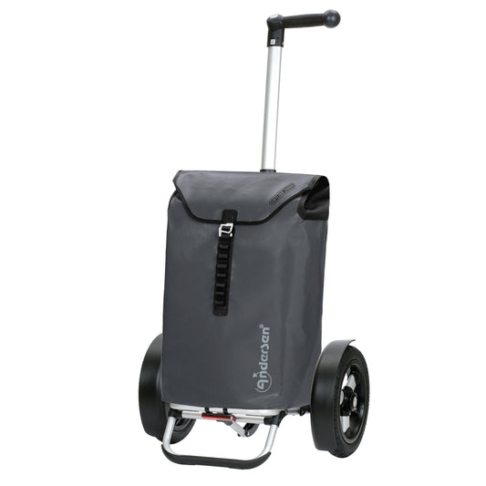 Andersen Shopper Manufaktur-Tura Shopper (Luft-Kugellagerrad 29 cm) Ortlieb anthrazit-www.shopping-trolley.ch-bild1