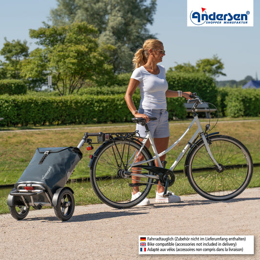 Andersen Shopper Manufaktur-Tura Shopper (Luft-Kugellagerrad 29 cm) Ortlieb anthrazit-www.shopping-trolley.ch-bild7