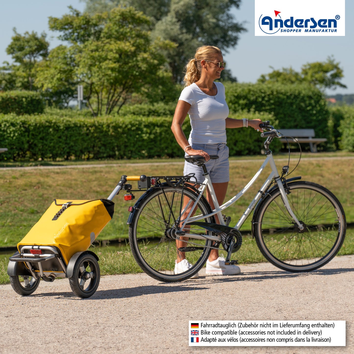 Andersen Shopper Manufaktur-Tura Shopper (Luft-Kugellagerrad 29 cm) Ortlieb gelb-www.shopping-trolley.ch-bild7