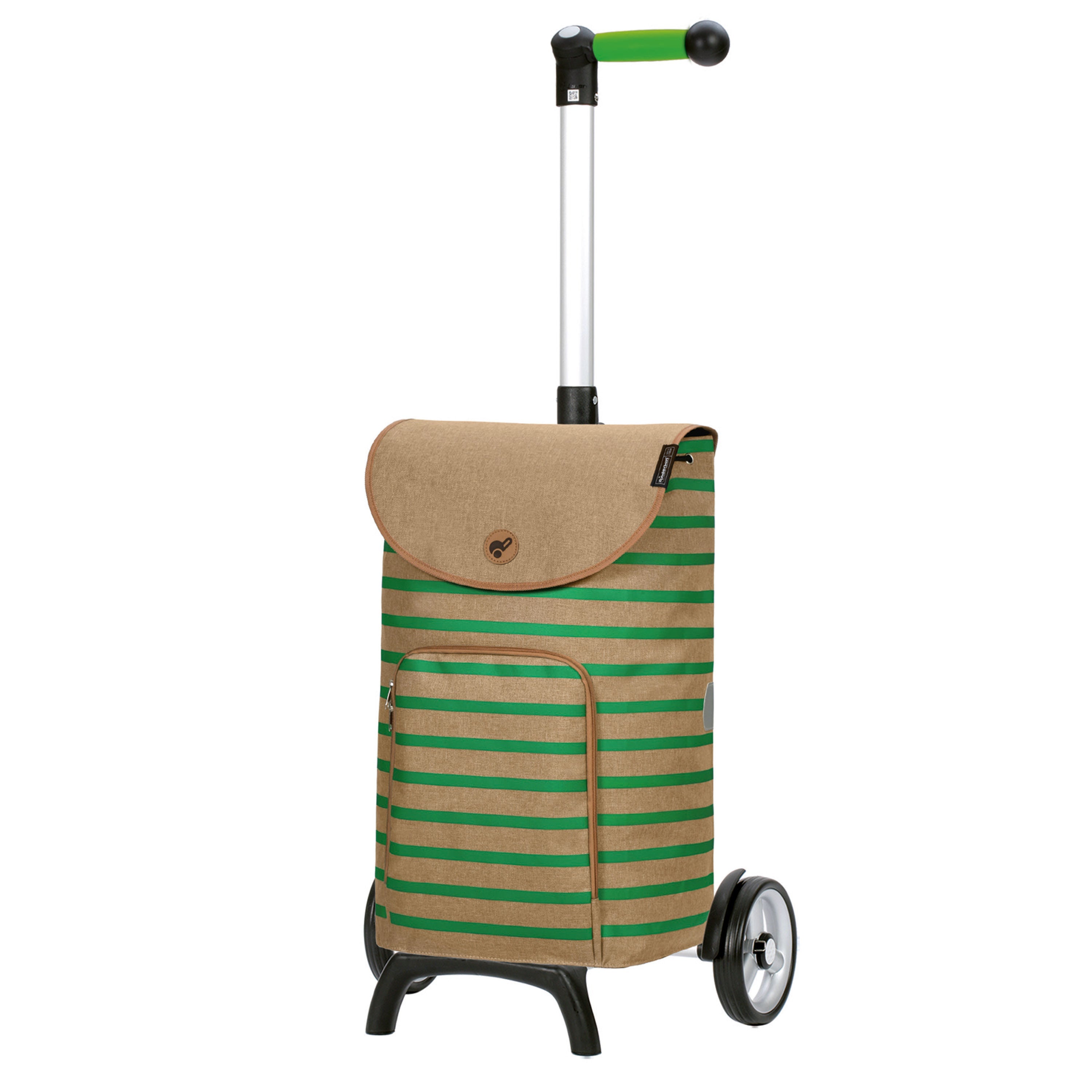 Andersen Shopper Manufaktur-Unus Shopper Fun Eske grün-www.shopping-trolley.ch-bild1