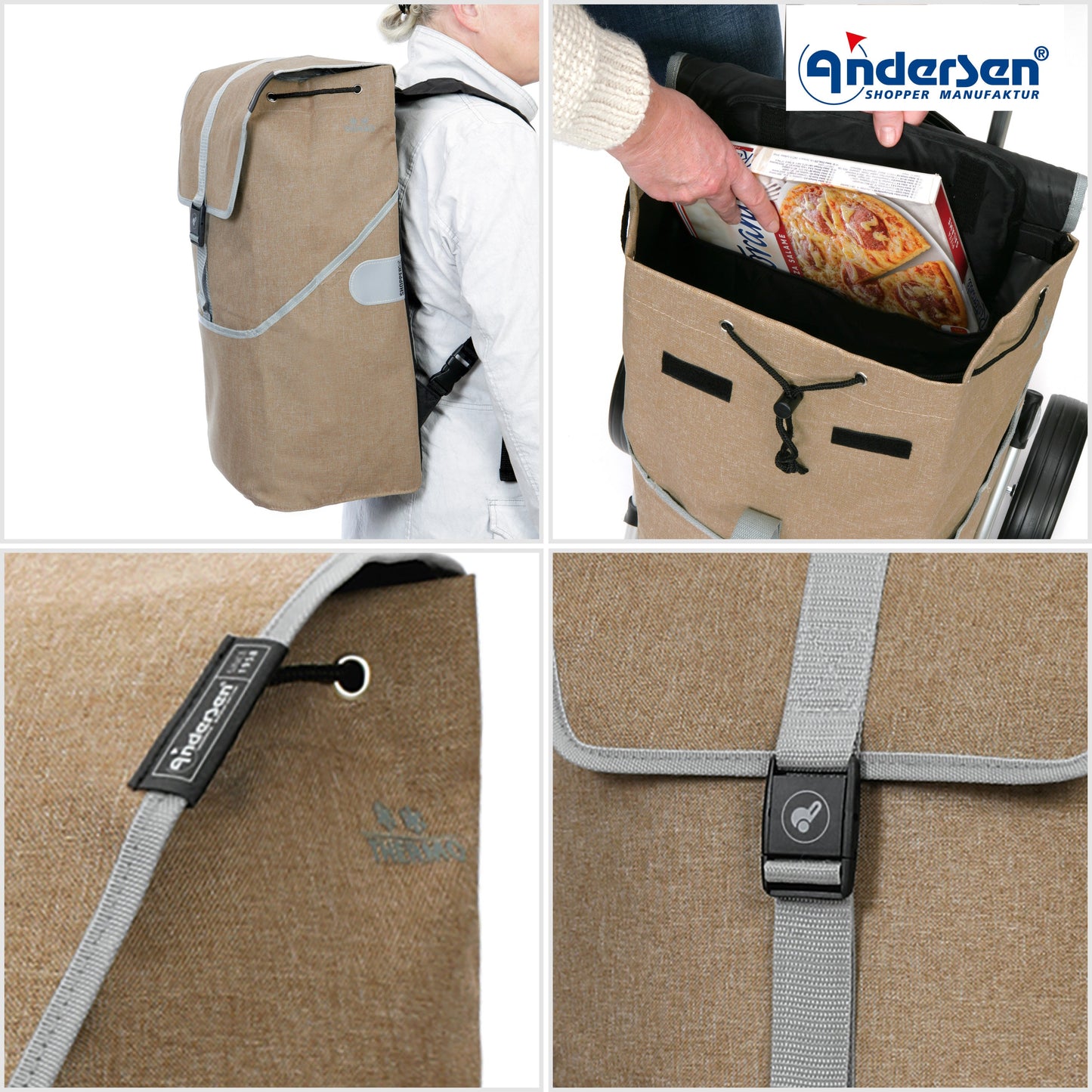 Andersen Shopper Manufaktur-Unus Shopper Mikkel beige-www.shopping-trolley.ch-bild6