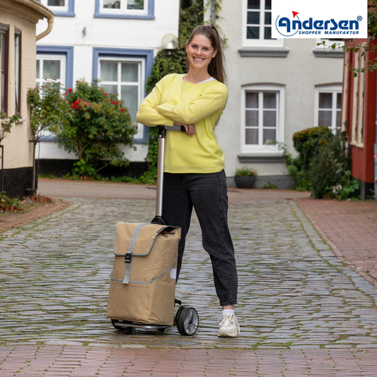 Andersen Shopper Manufaktur-Unus Shopper Mikkel beige-www.shopping-trolley.ch-bild7