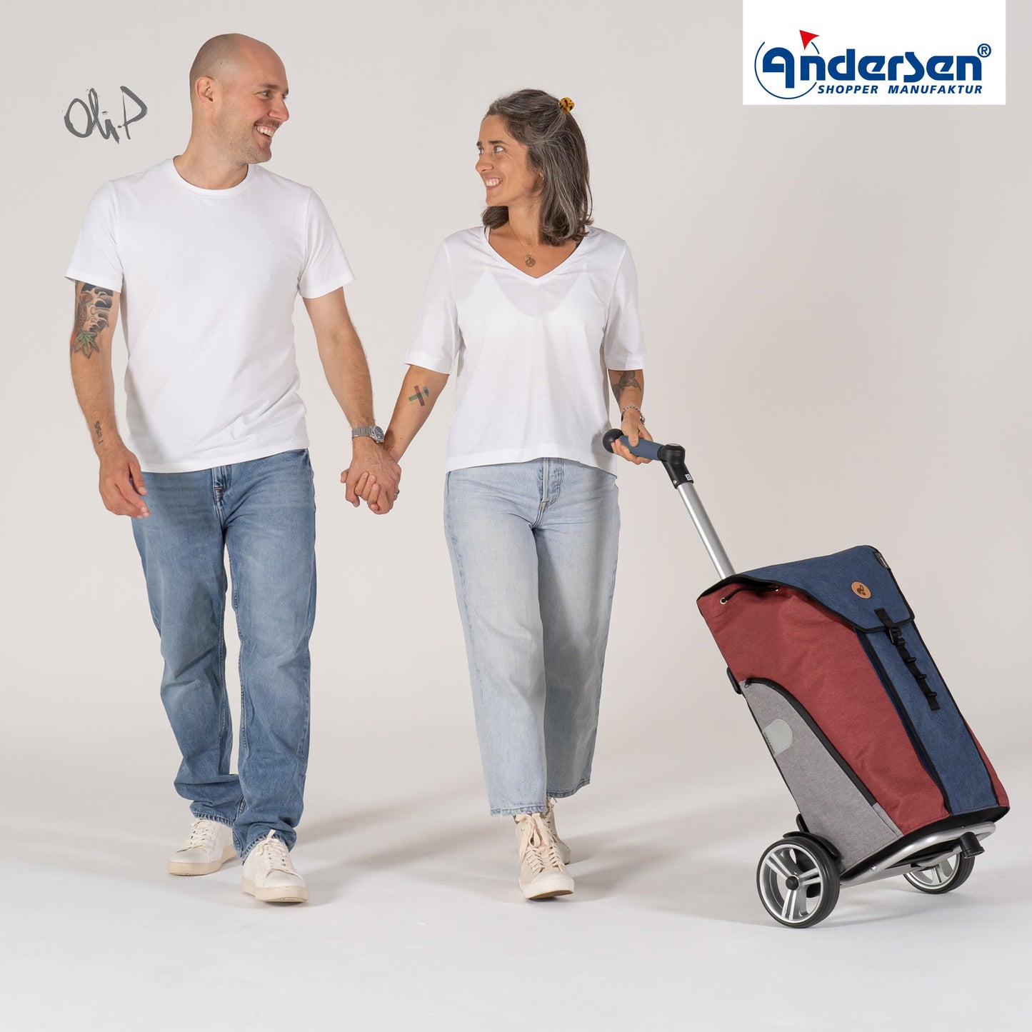 Andersen Shopper Manufaktur-Unus Shopper Oli.P 2.0 blau-www.shopping-trolley.ch-bild7